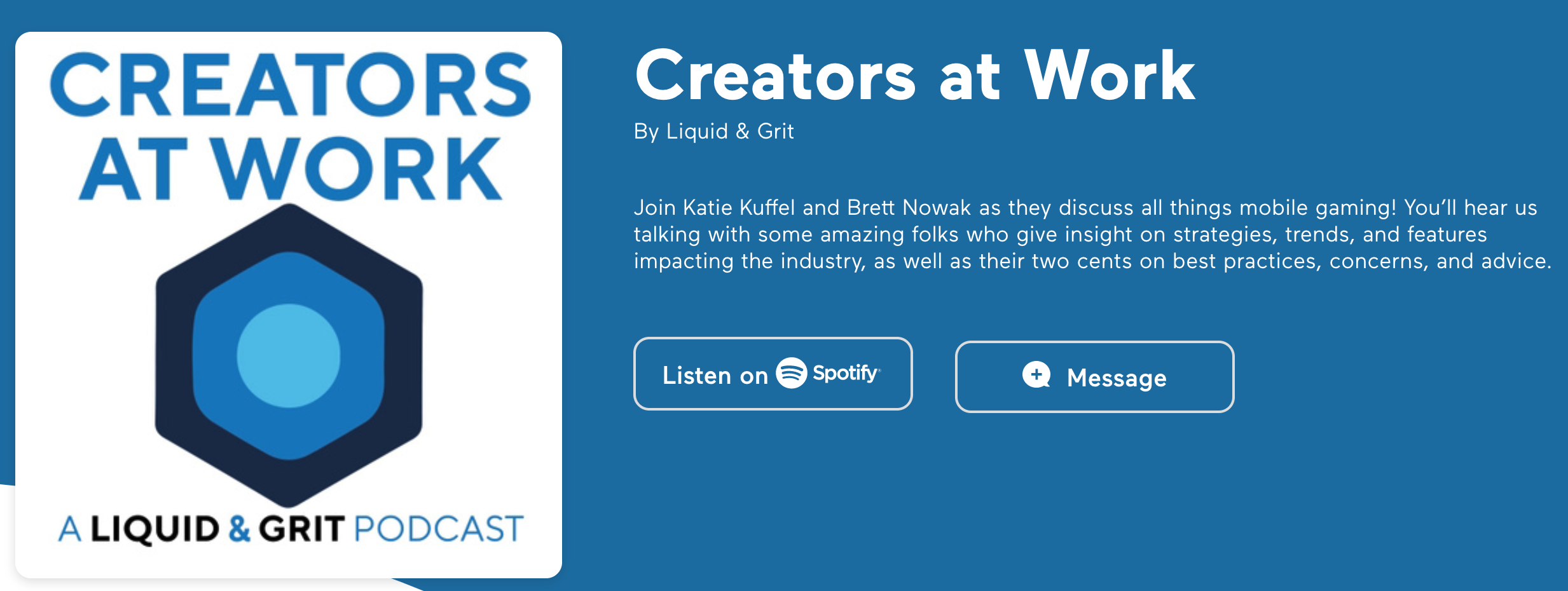 JK on Creators at Work Podcast